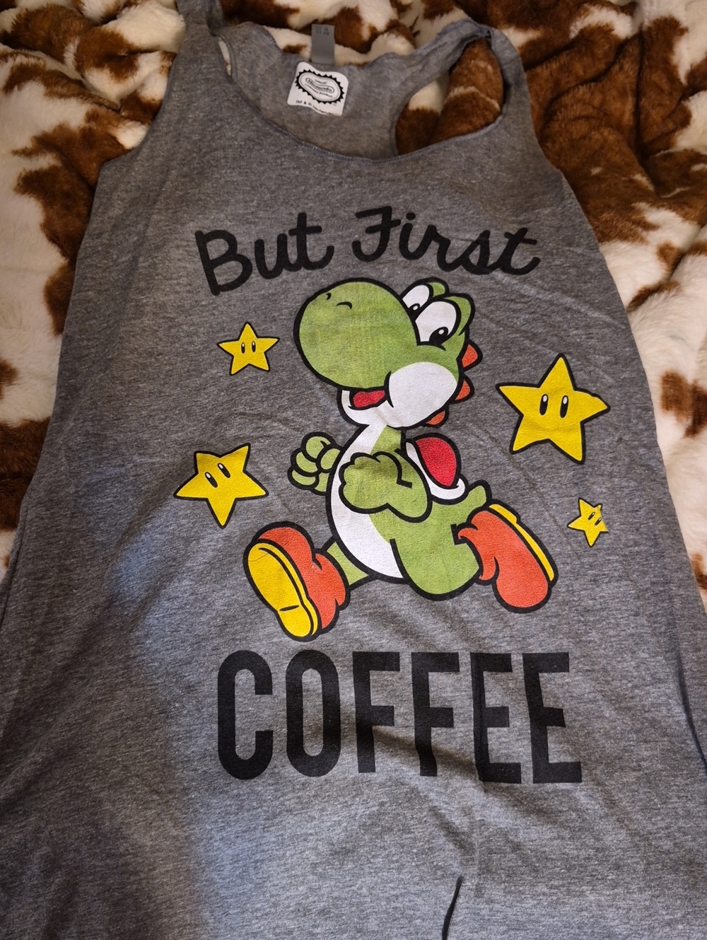 Nintendo Yoshi Tanktop Size M - Runs Small